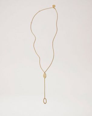 Bayswater Halskette mit Kettenelement | Edelstahl in Gold | Damen | Mulberry