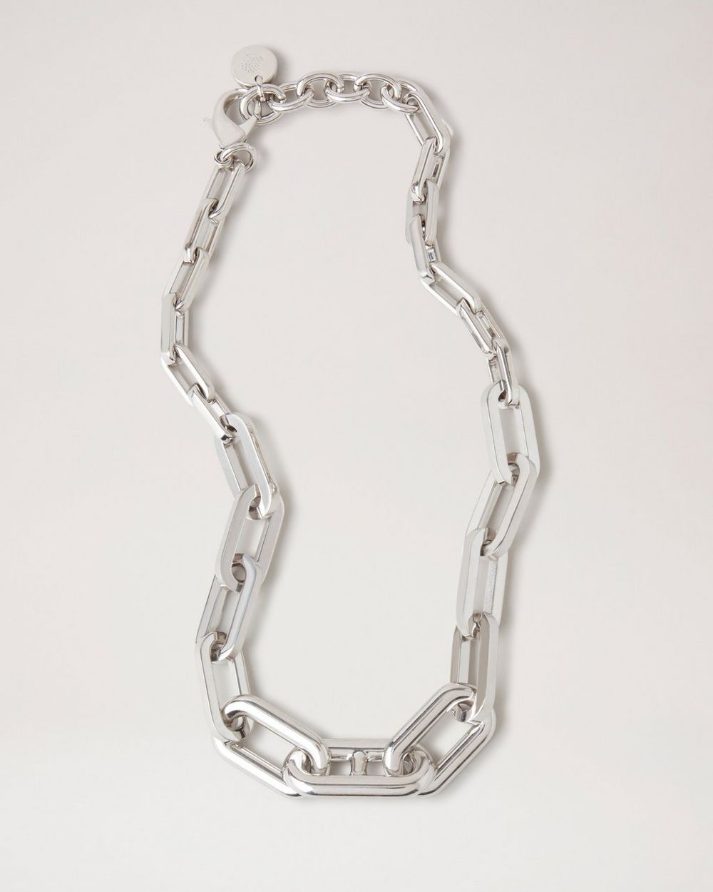 Chain Necklace Chunky Padlock Chain for Men Handmade Silver -  Denmark