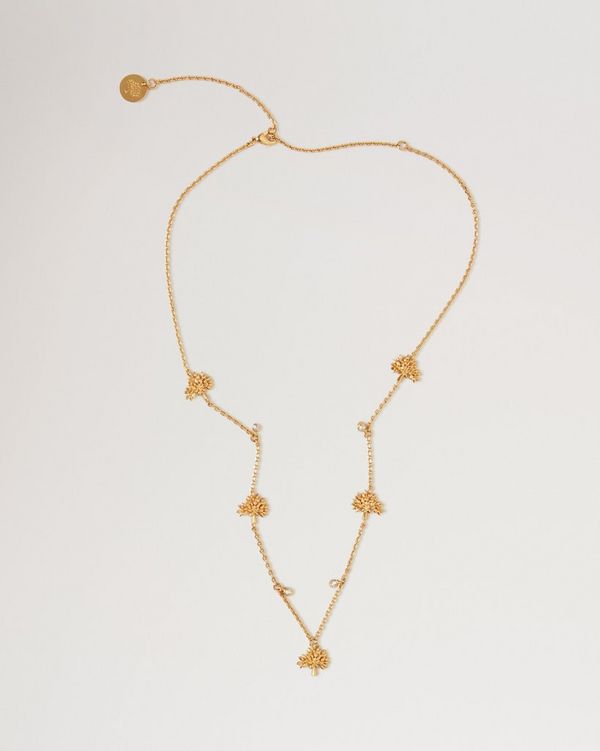 Mulberry Tree Charm Necklace
