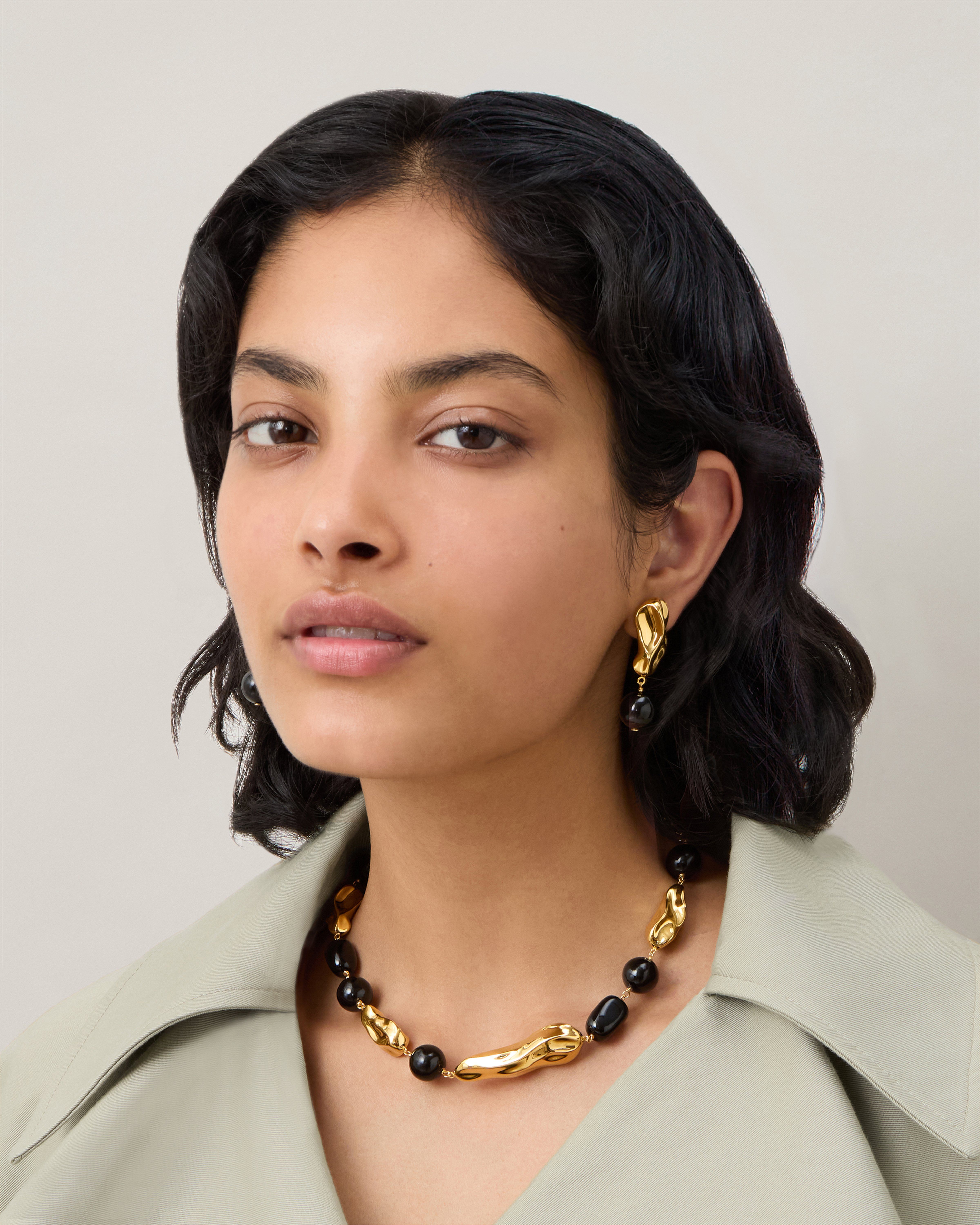 Mulberry x Rejina Pyo Textured Beaded Necklace