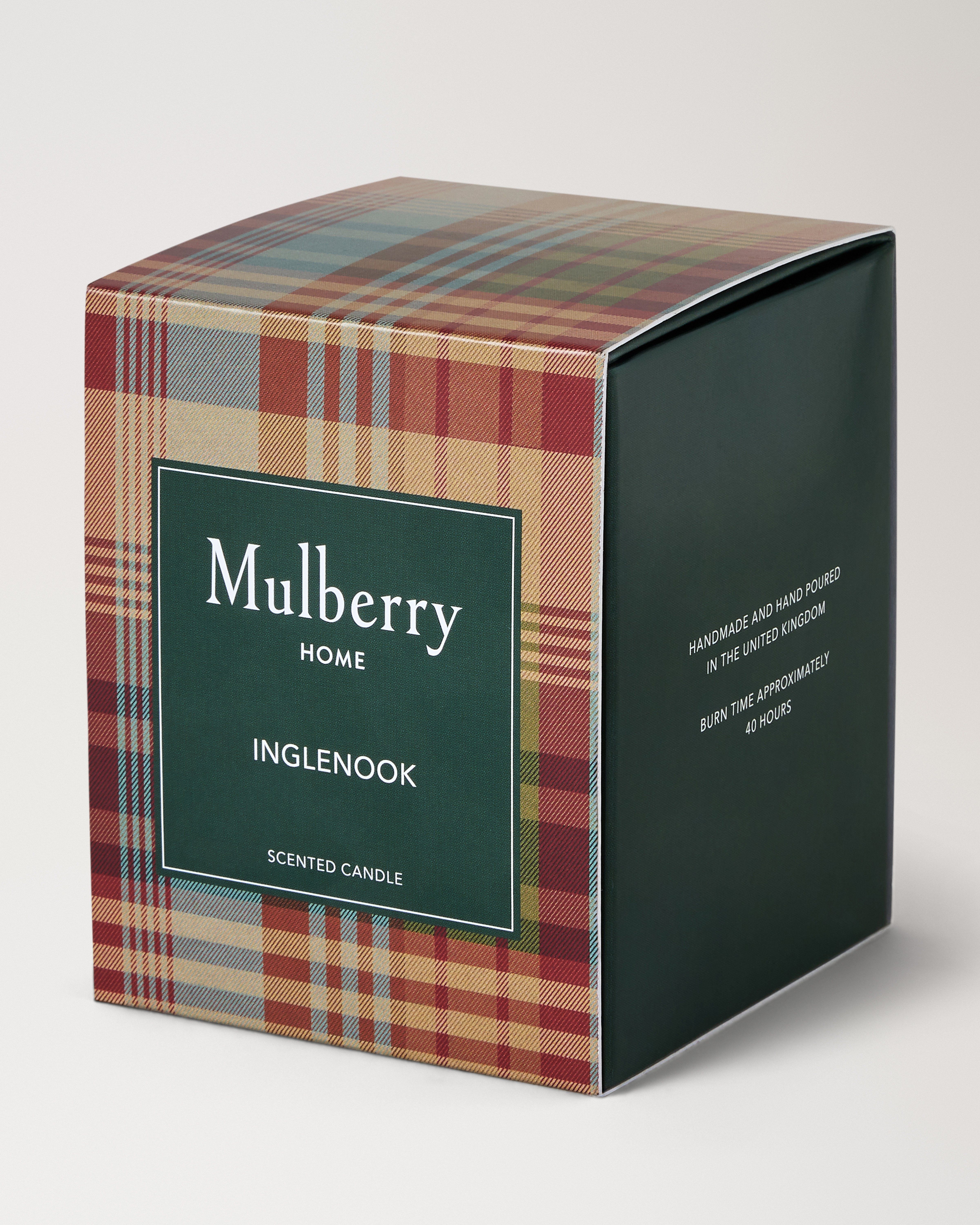 Mulberry INGLENOOK アロマキャンドル Mulberry | Inglenook Candle | Heritage Check Glass | Lifestyle