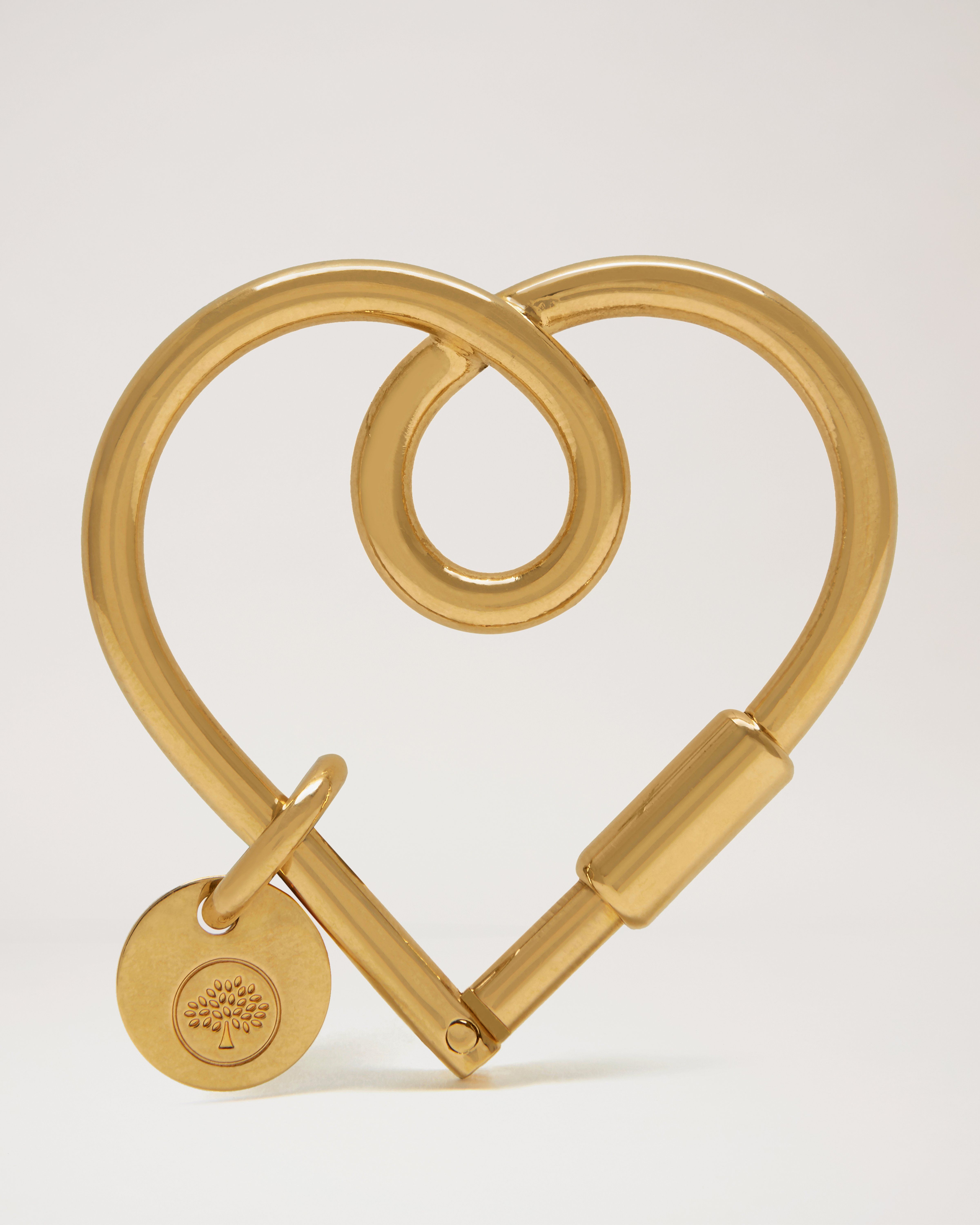 Heart of Gold Key Ring