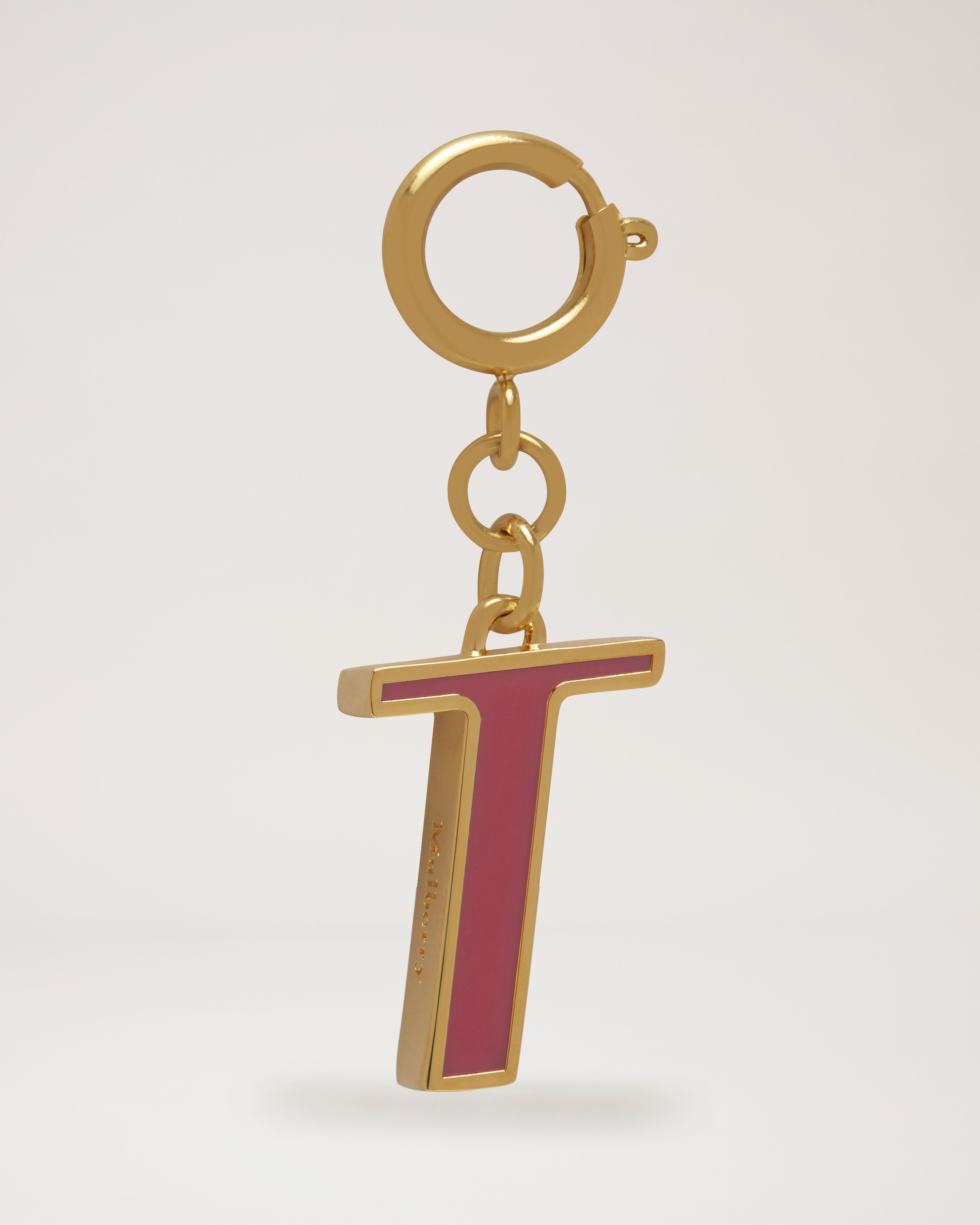 Enamel Keyring - T