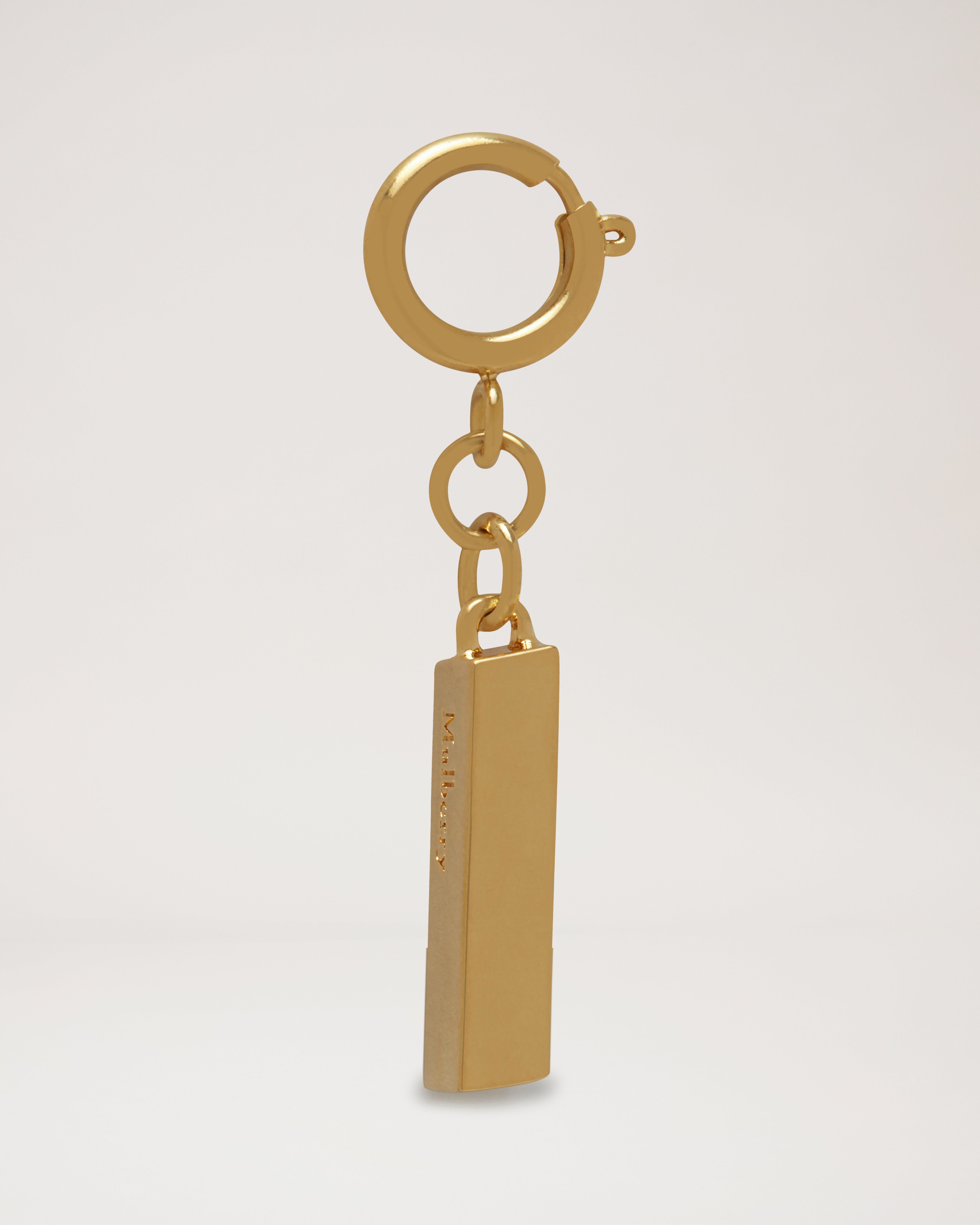 Alphabet Brass Keyring - I