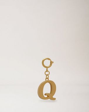Alphabet Brass Keyring - Q