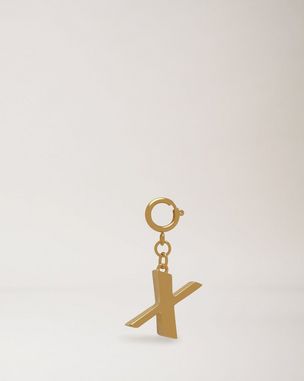 Alphabet Brass Keyring - X
