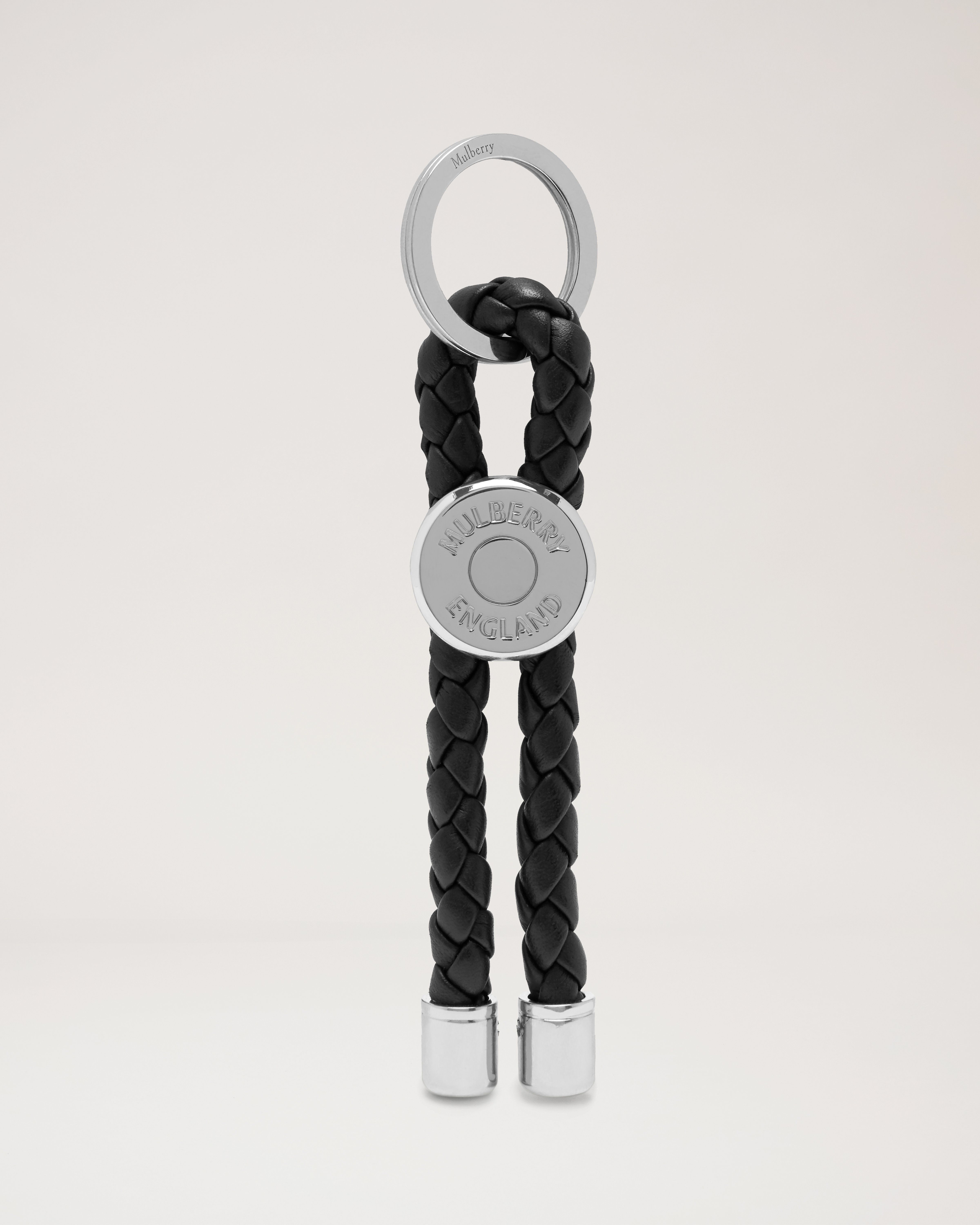 Black Belt Loop Keychain: Natural Leather with Lifetime Warranty