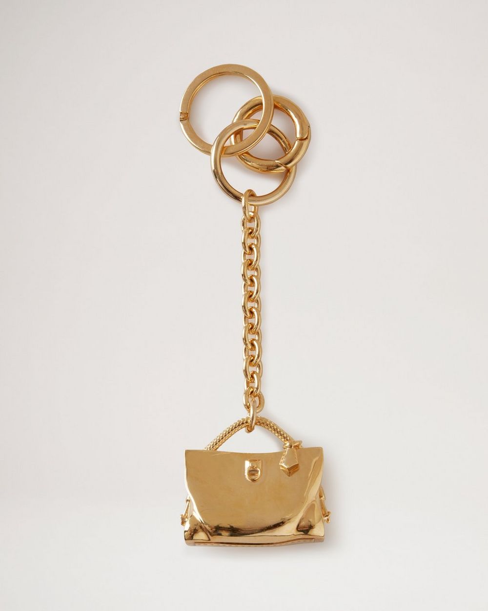 Louis Vuitton Black Round Mirror Keychain Bag Charm