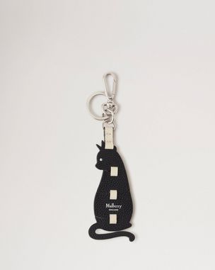 Rivet Keyring Black Heavy Grain Men Mulberry