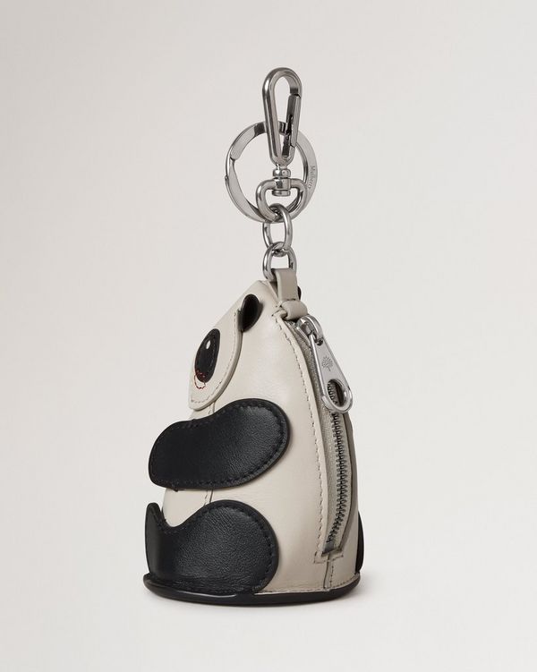 Mulberry | Case Keyring - Panda | Black & Eggshell Small Mulberry | Case Keyring - Panda | Black & Eggshell Small