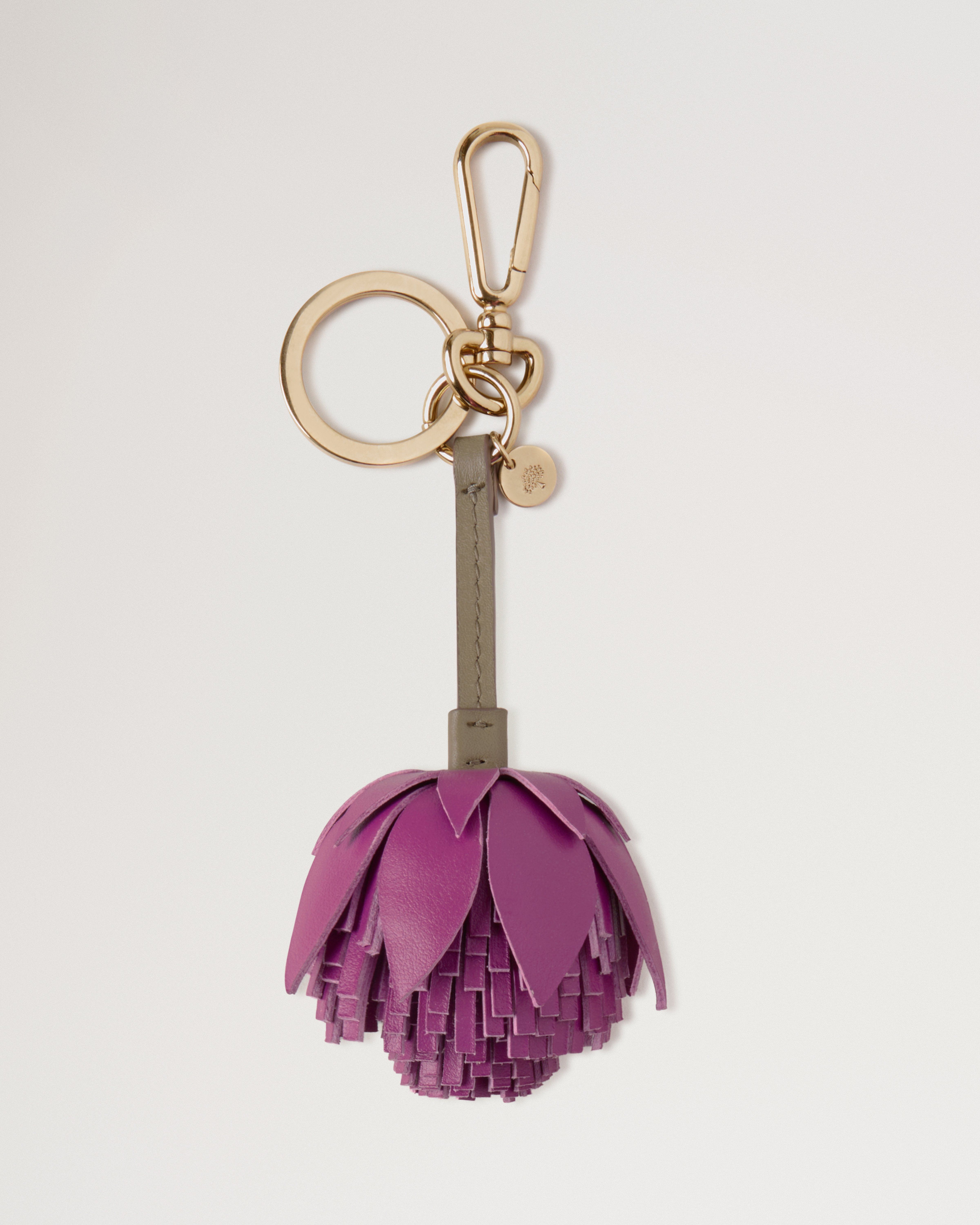 Flower Keyring - Pom Pom