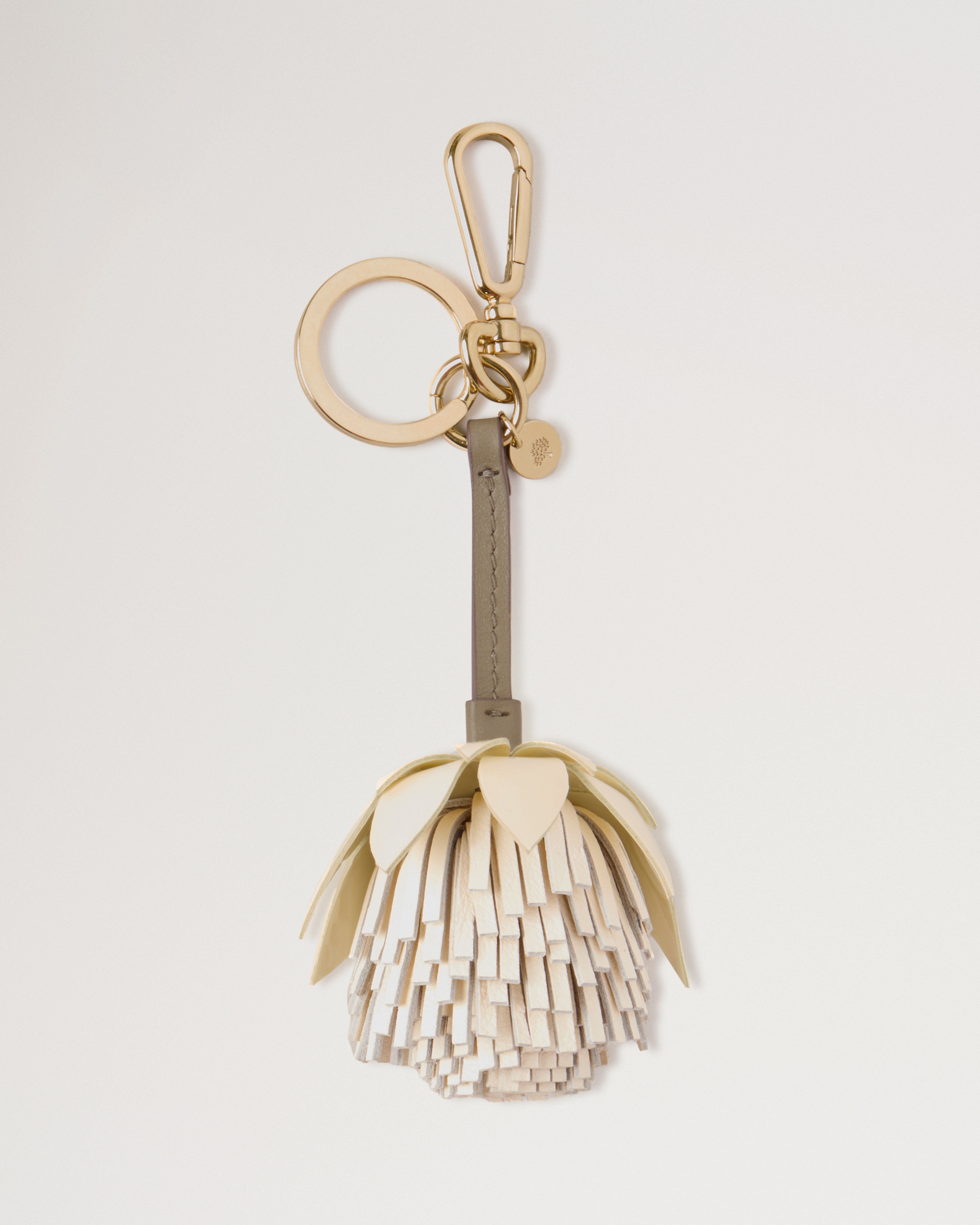 Flower Keyring - Pom Pom