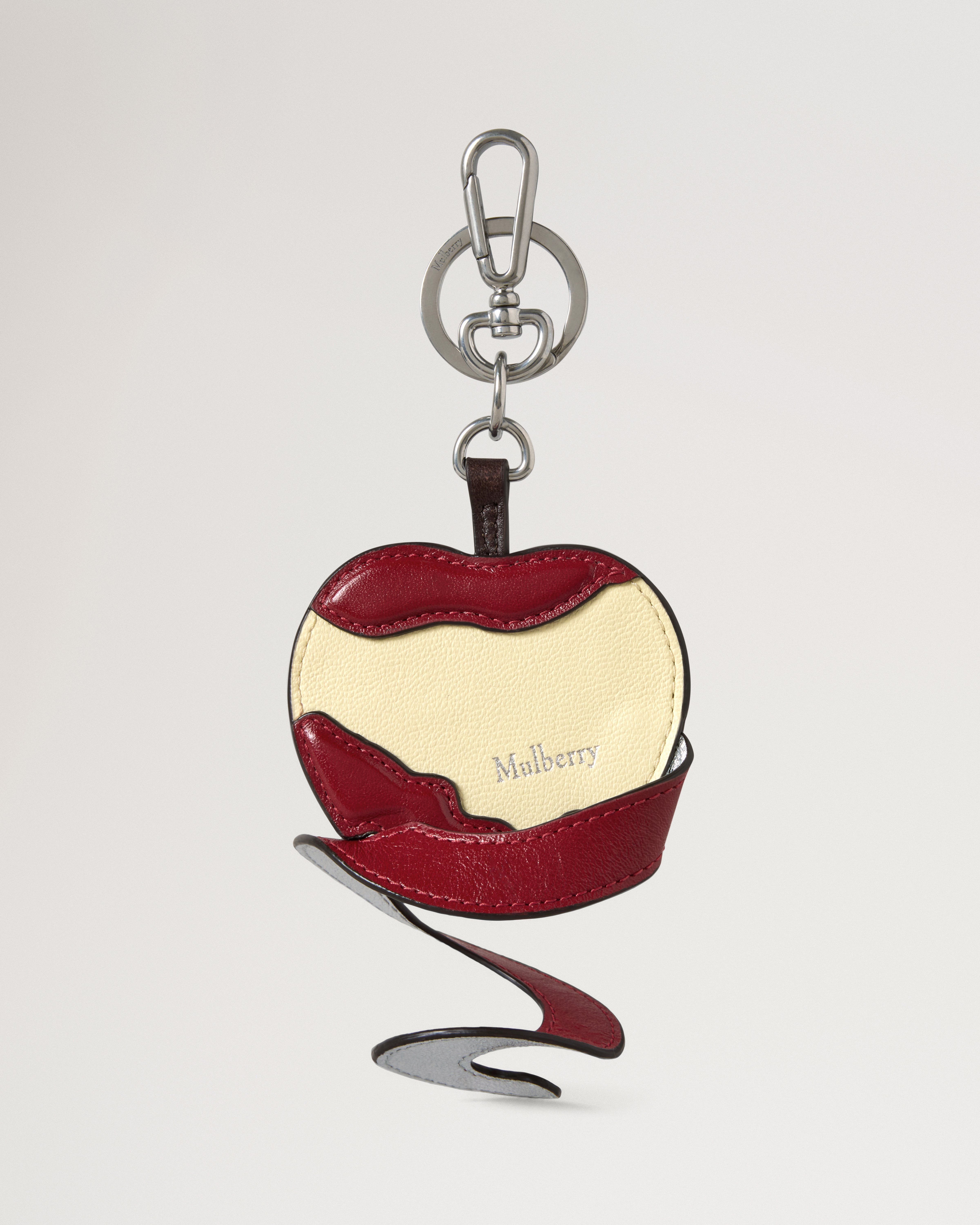 Peeling Fruit Keyring - Apple
