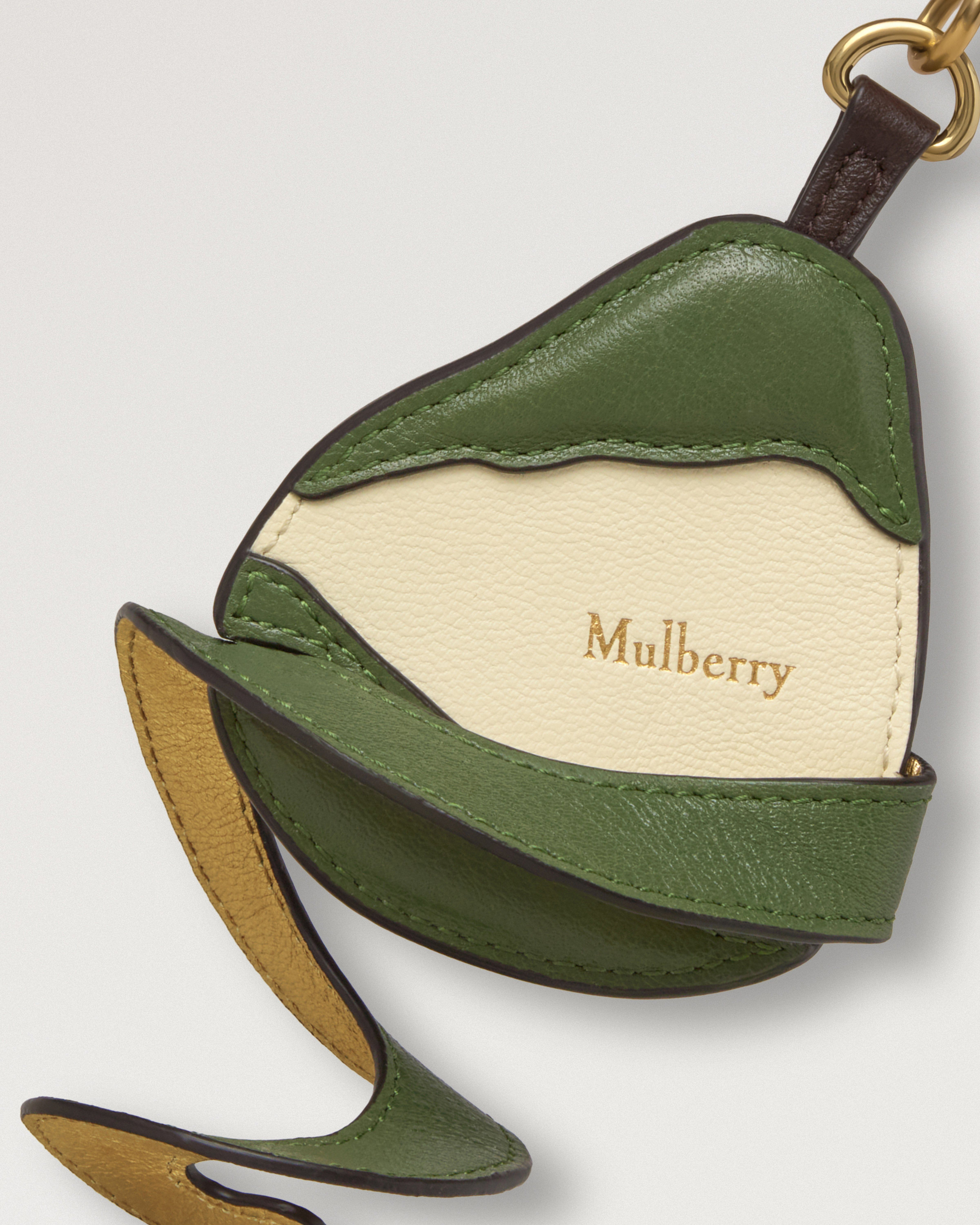 mulberry-peeling-fruit-keyring-pear-fern-eggshell-mixed-material
