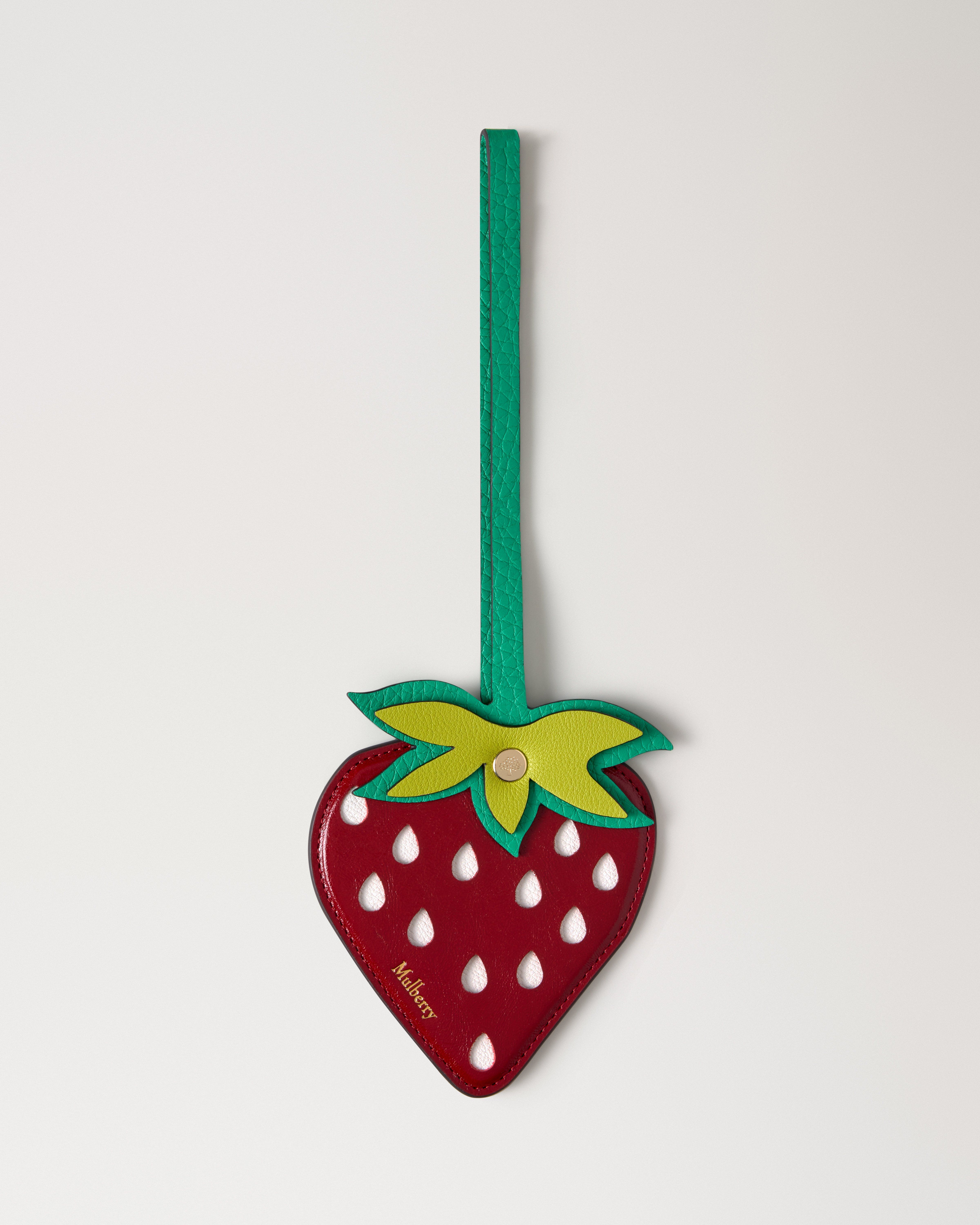 British Summer Bag Charm - Strawberry