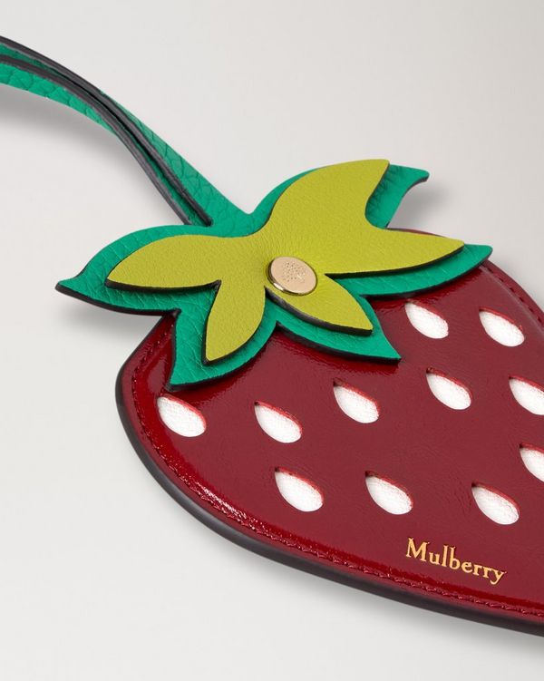 Mulberry | ブリティッシュ サマー バッグ チャーム - ストロベリー