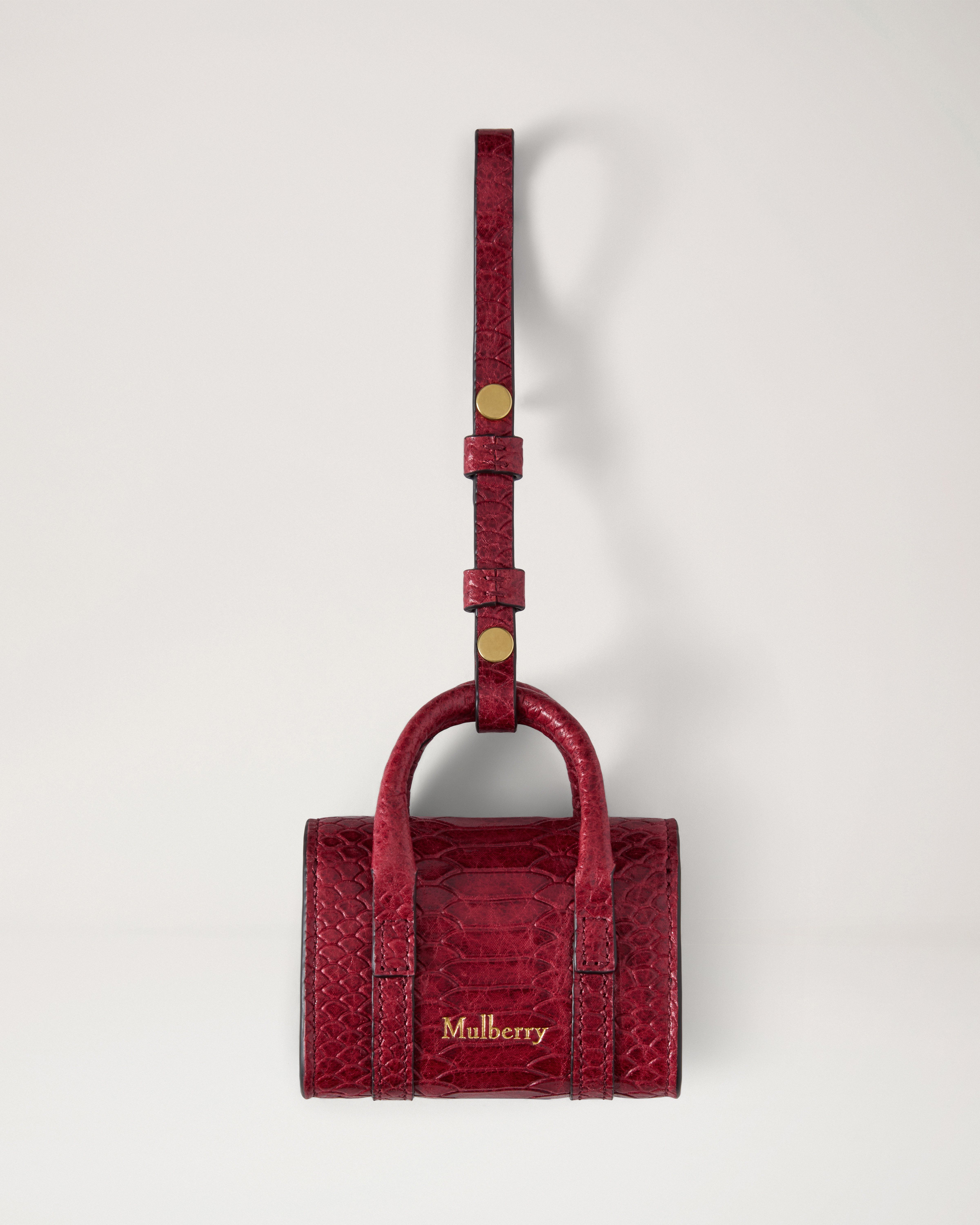 Mulberry | ミニ ベイズウォーター バッグ チャーム | アップルレッド