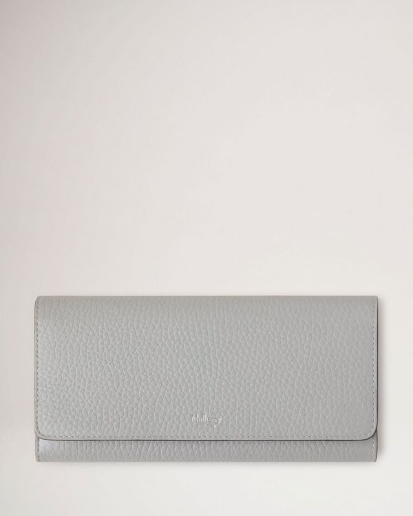 Celine - Folded Compact Wallet in Grained Calfskin Black for Men - 24S
