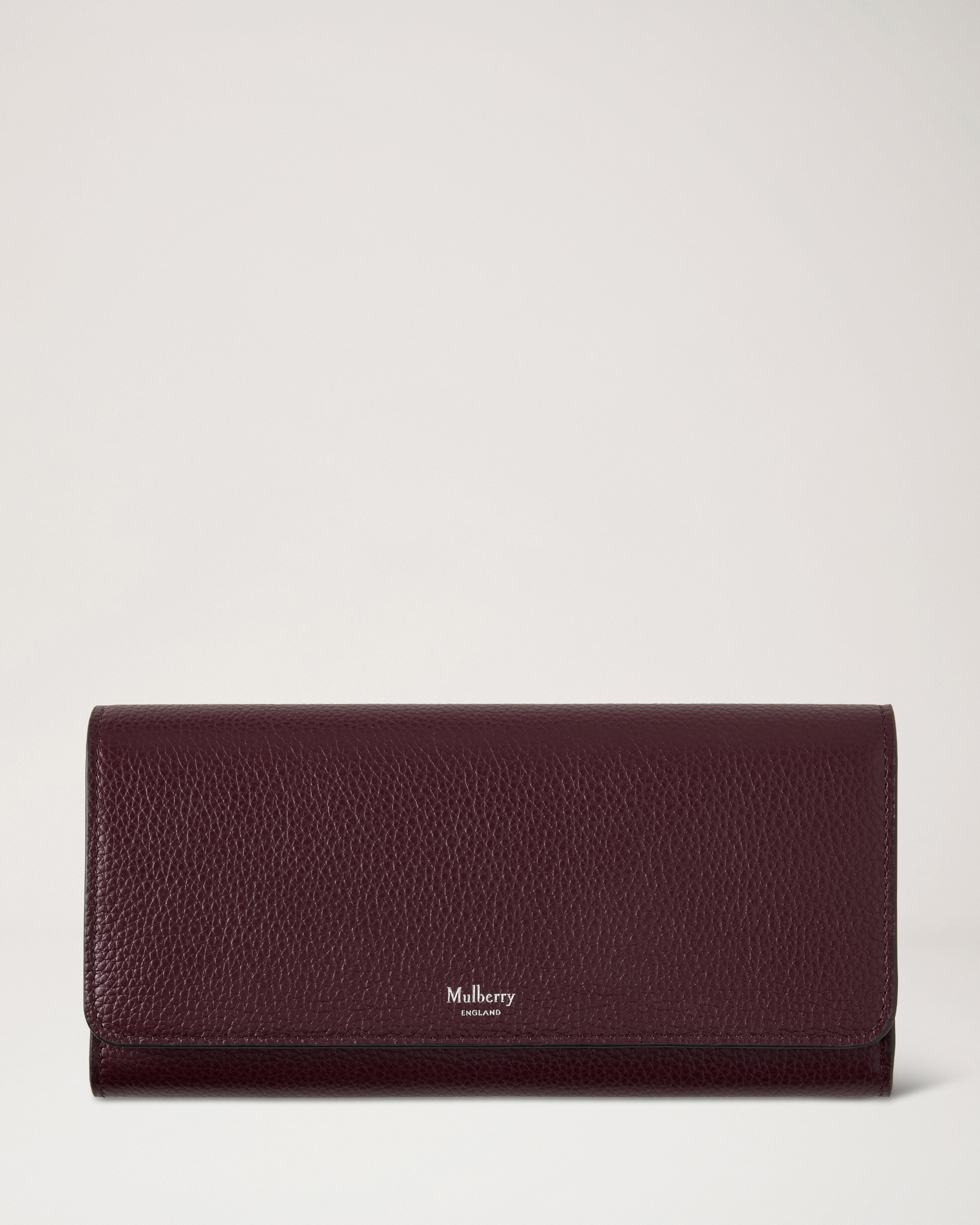 【MULBERRY】CONTINENTAL WALLET Mulberry | Continental Bifold Zipped Wallet | Black Small