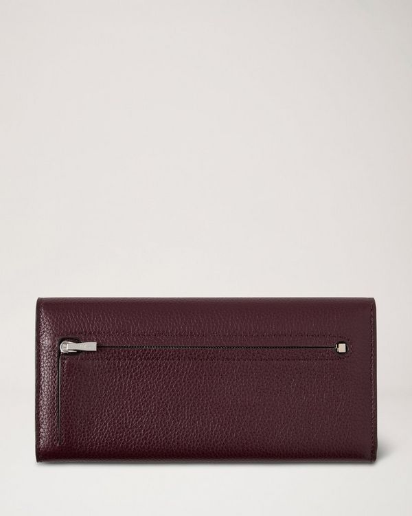 MULBERRY 2024Medium Continental French Classic Grain折財布 Mulberry Medium Continental French Purse Classic Grain