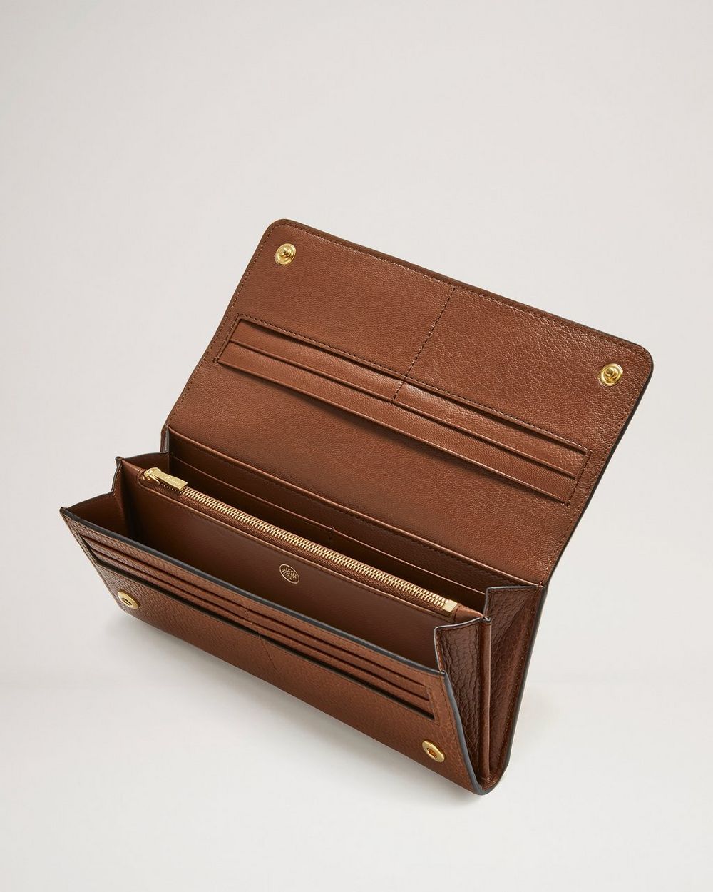 Continental Wallet | Oak Natural Grain Leather | Women | Mulberry