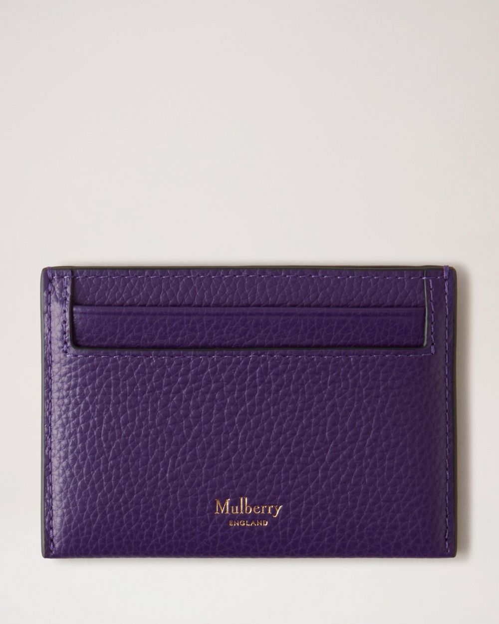 Credit Card Slip Amethyst Small Classic Grain Women Mulberry