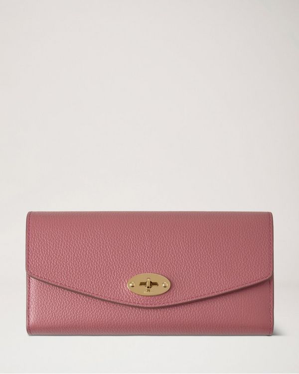 Mulberry / マルベリー | ラウンドジップ スモール レザーウォレット | ピンクベージュ | レディース Mulberry - Mulberry / マルベリー | ラウンドジップ スモール レザー