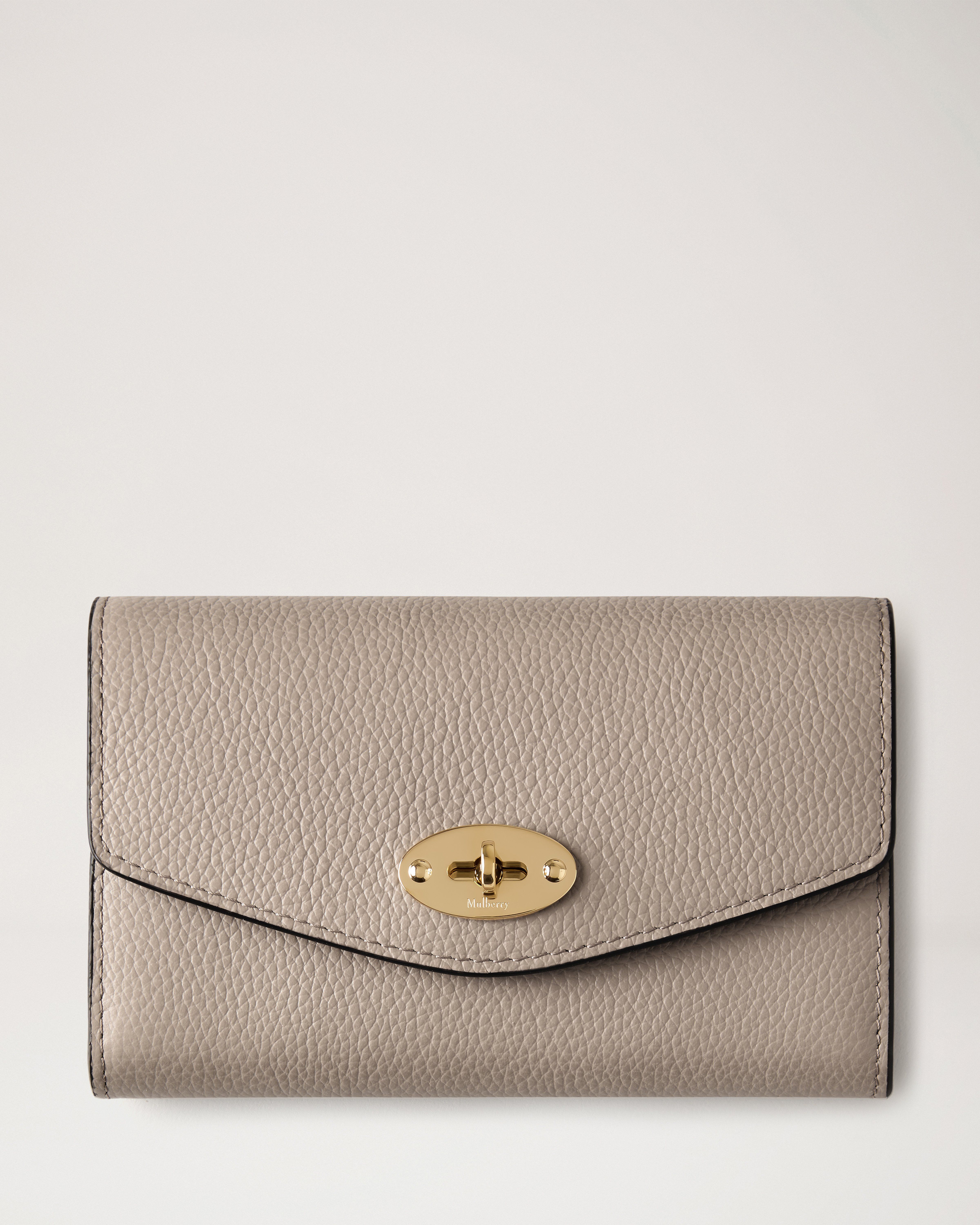 Mulberry | Medium Darley Wallet | Cashmere Taupe Small Classic Grain