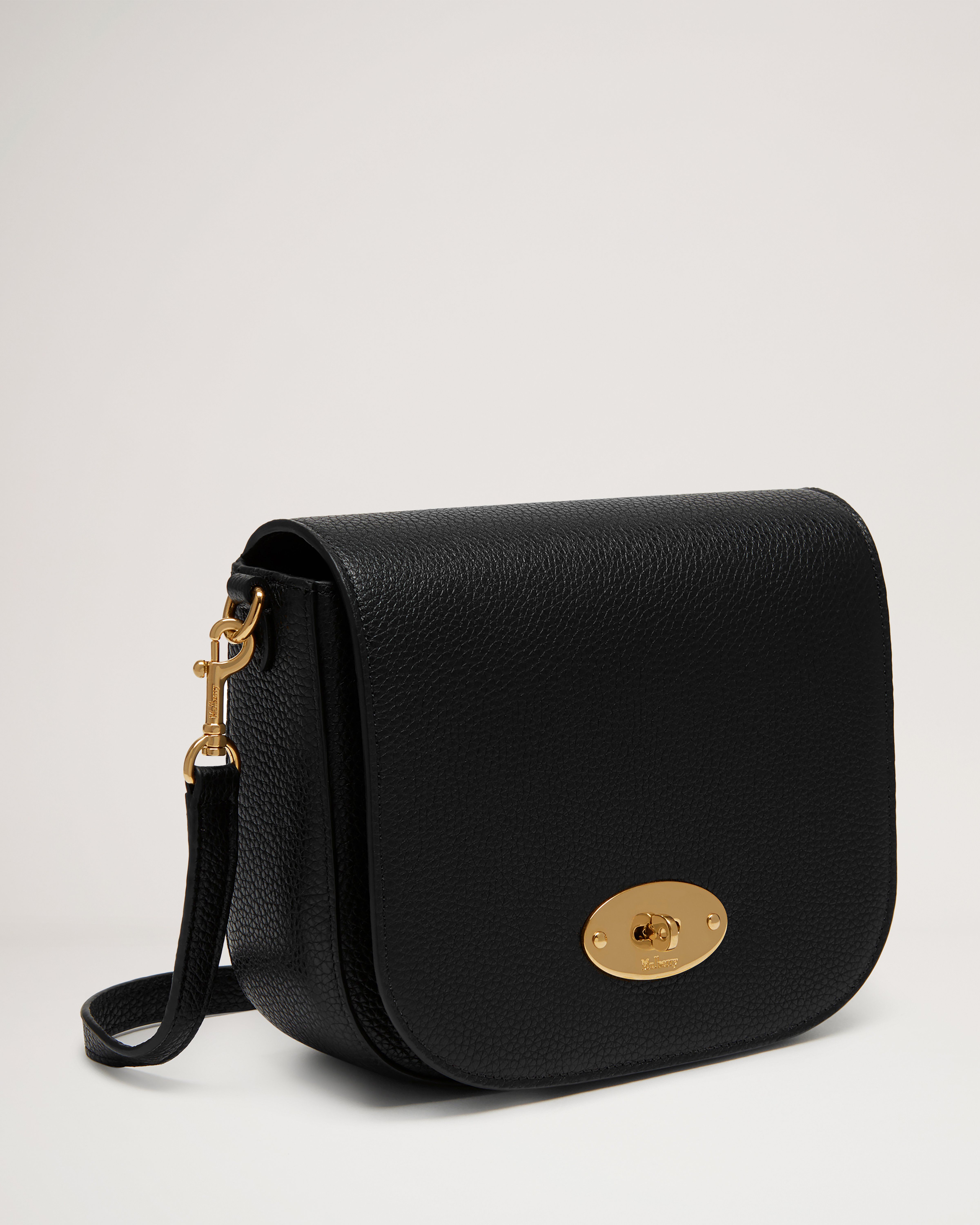 Small Darley Satchel Black Small Classic Grain Darley Mulberry