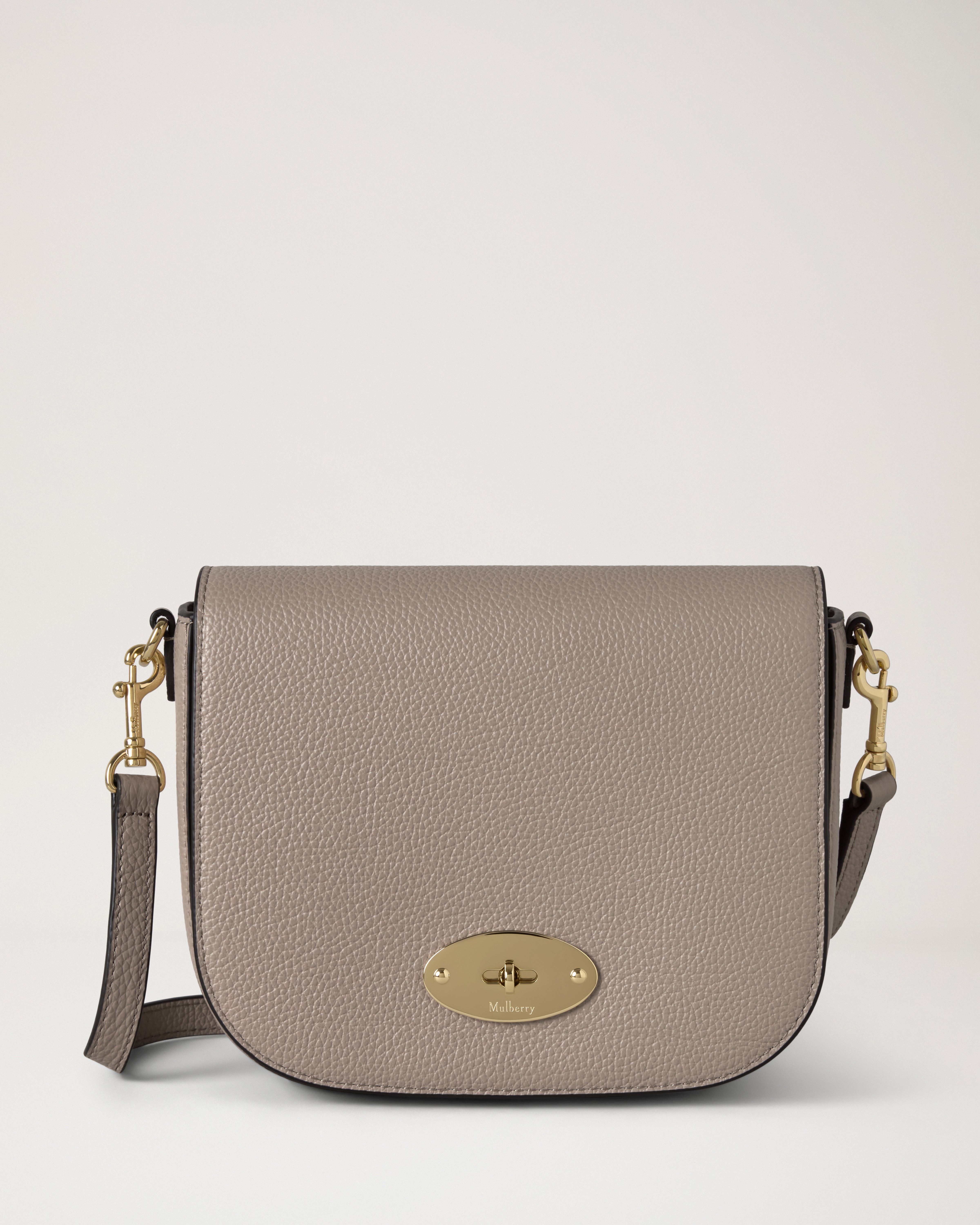 Mulberry スモールダーリー Mulberry | Small Darley Satchel | Cashmere Taupe Small Classic Grain