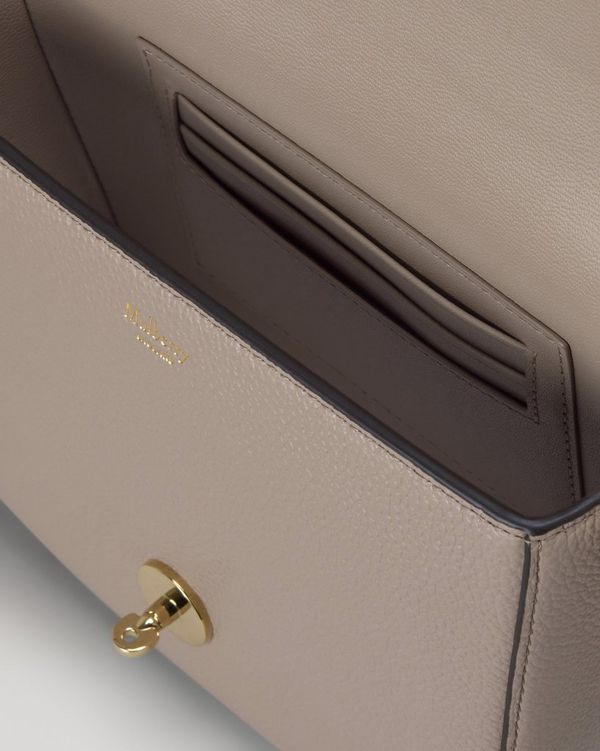 Mulberry | Small Darley Satchel | Cashmere Taupe Small Classic Grain