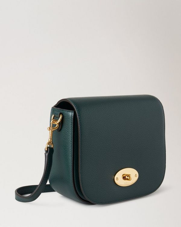 Small Darley Satchel Mulberry Green Small Classic Grain Little Luxuries Mulberry