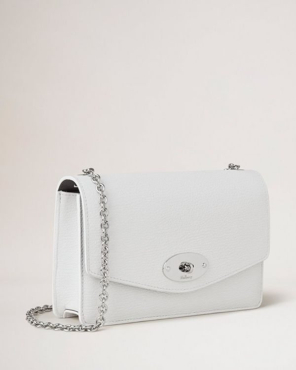 Small white store handbag