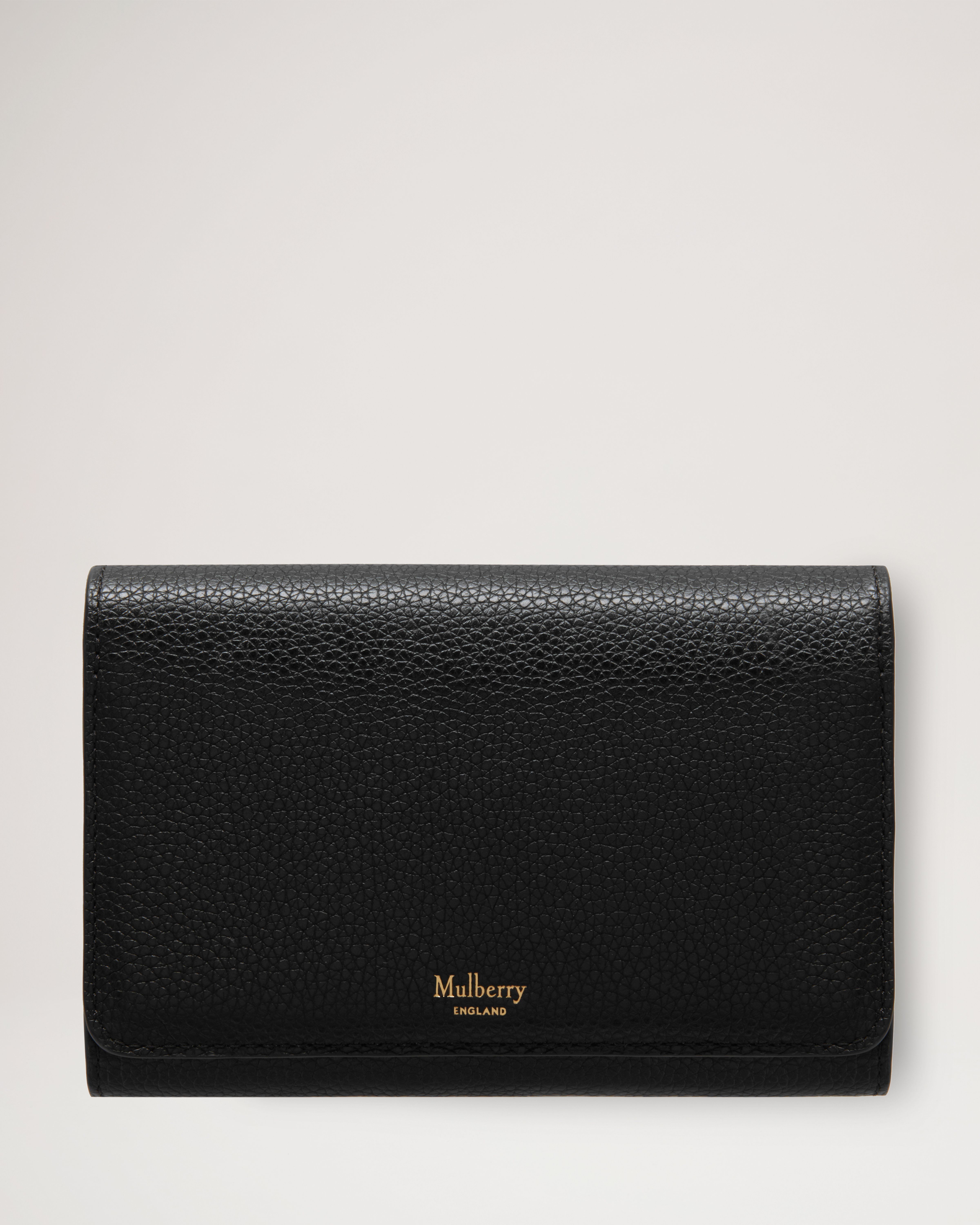 Mulberry Medium Continental French Purse - Black