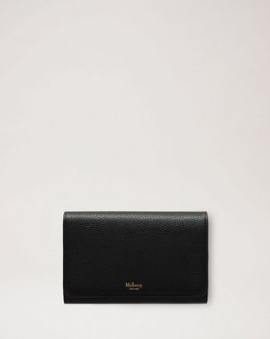 Mulberry Black Mila Zip Wallet