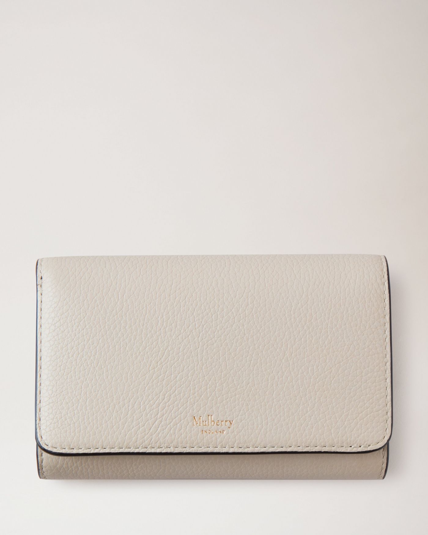 Medium Continental French Purse Small Classic Grain (Charcoal)