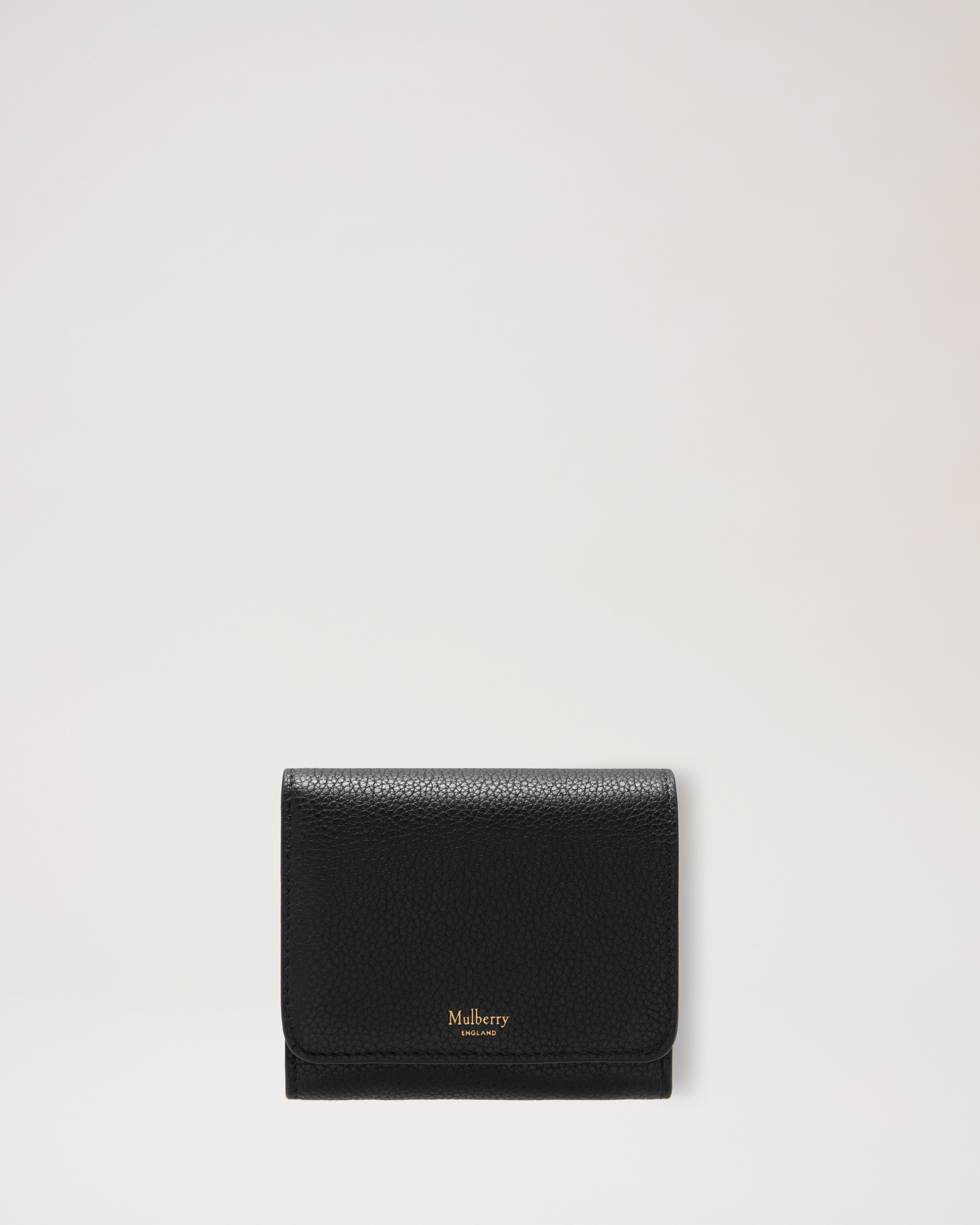 MULBERRY 2024Medium Continental French Classic Grain折財布 Mulberry | Medium Continental French Purse | Chalk Small