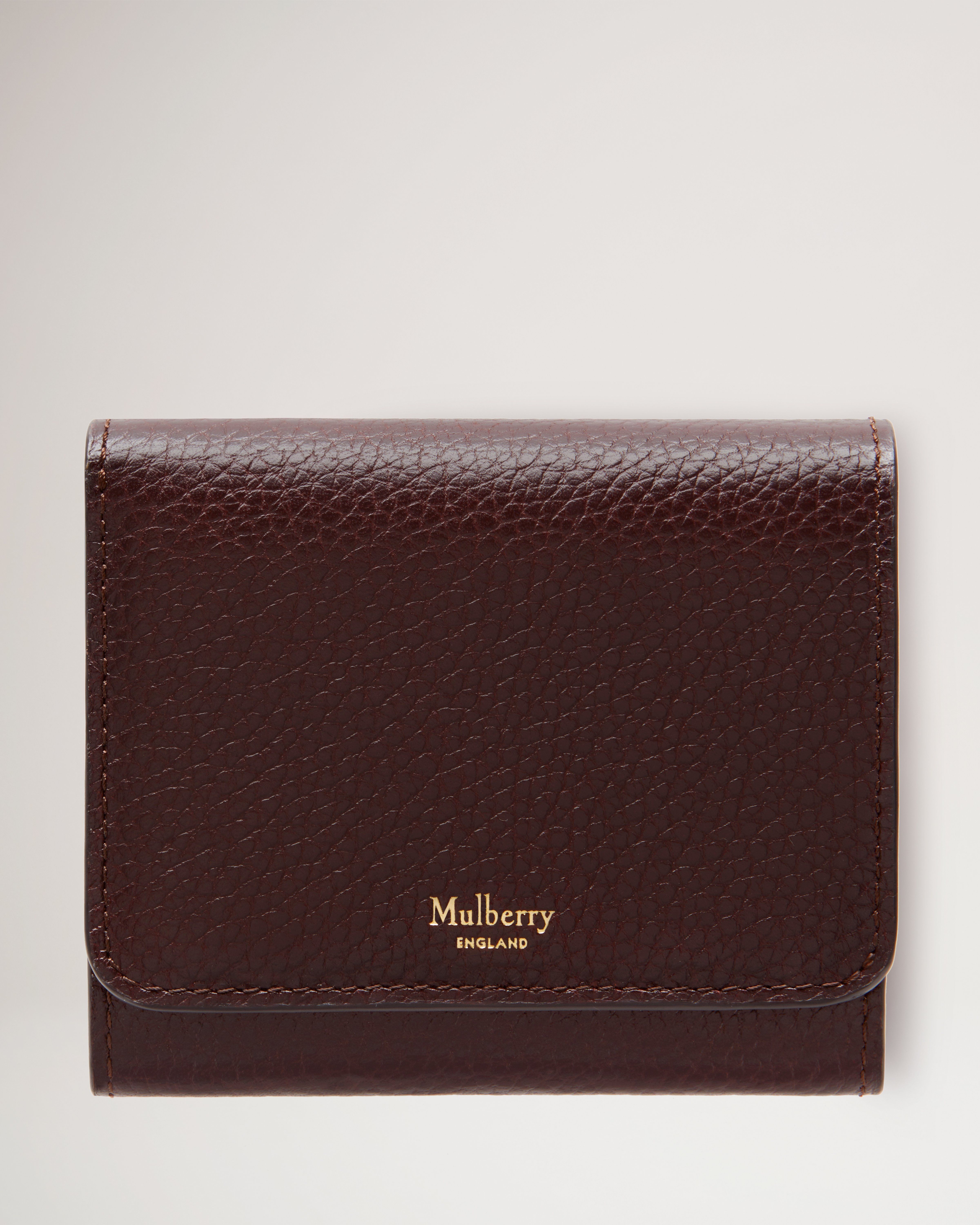 Mulberry スモール コンチネンタル フレンチパース ブラック - 小物