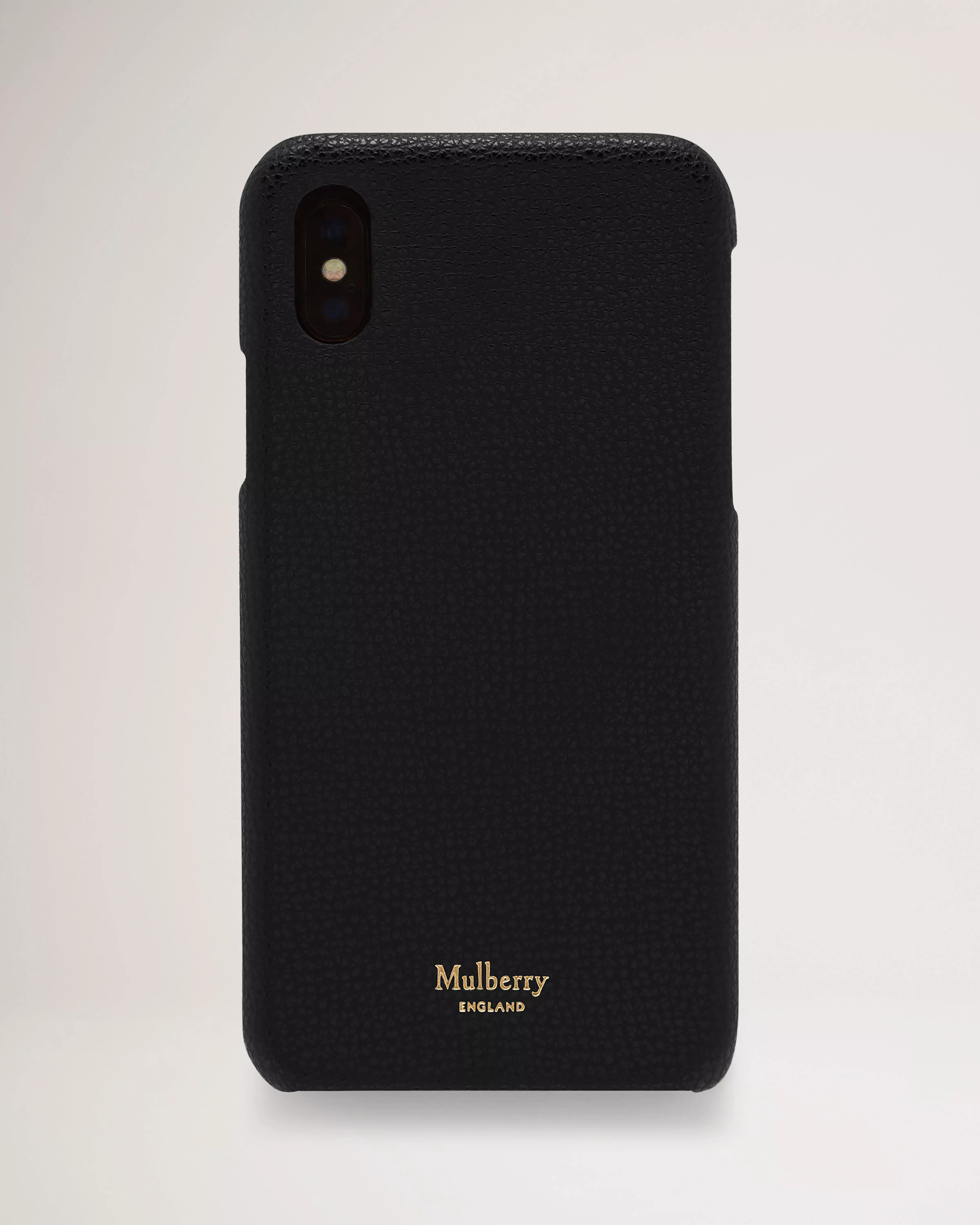 iPhone X/XS Cover | Black Cross Grain 