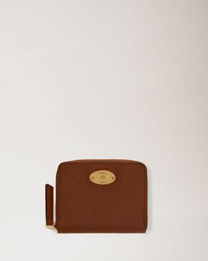 Mulberry Plaque Small Zip Around Purse