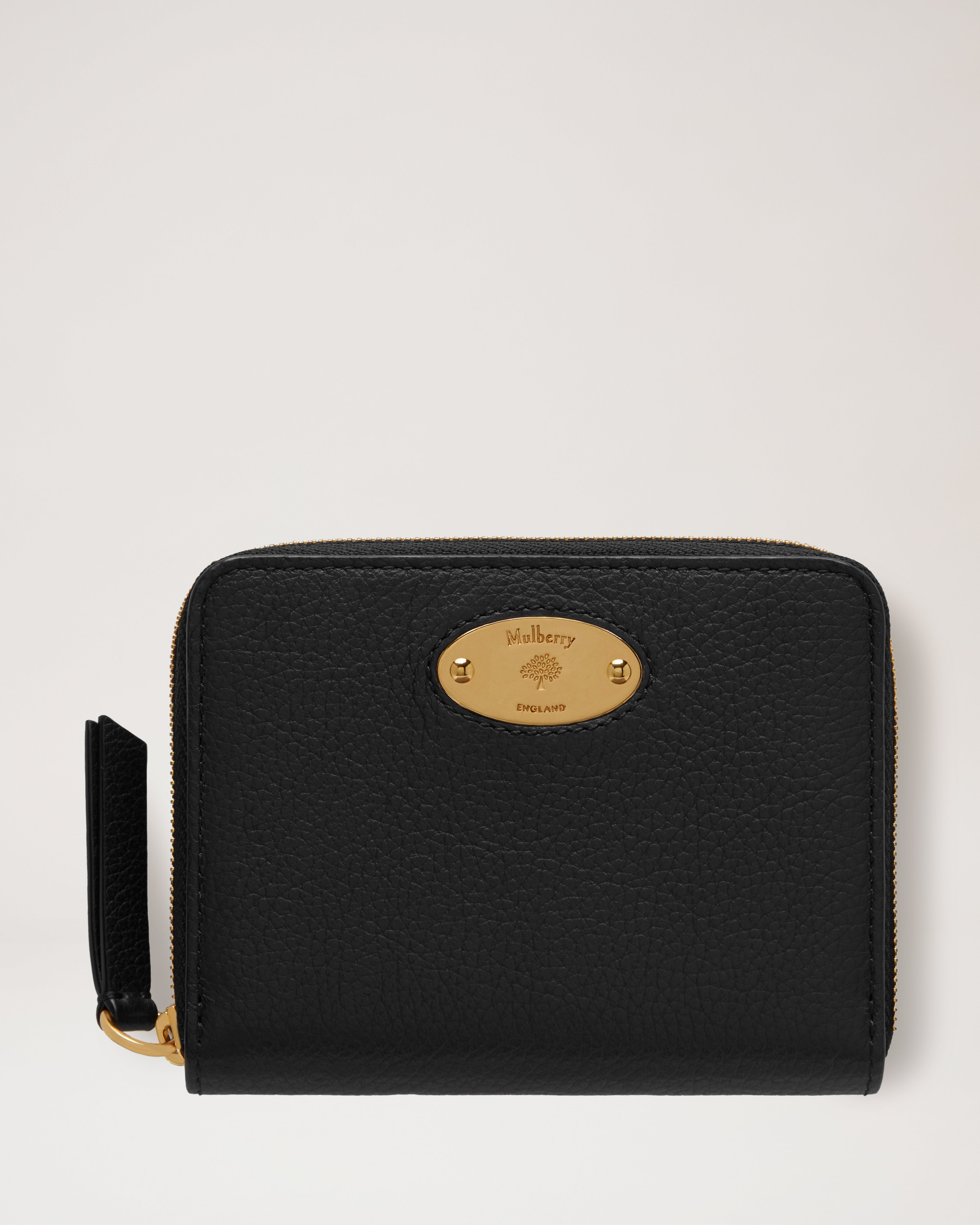 Zip-Around Leather Wallet