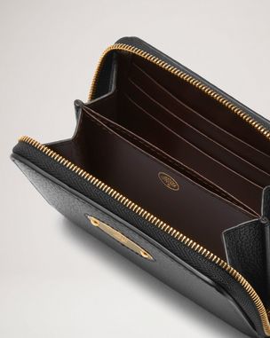 マルベリー／MULBERRY 長財布 財布 ウォレット レディース 女性 女性用レザー 革 本革 ダークブラウン 茶 ブラウン  RL3983/218A100 Blossom Zip Around Wallet Calf Nappa 小銭入れあり ラウンドジップ ラウンドファスナー MULBERRY/マルベリー通販 | ダーリー コンサーティーナ ウォレット