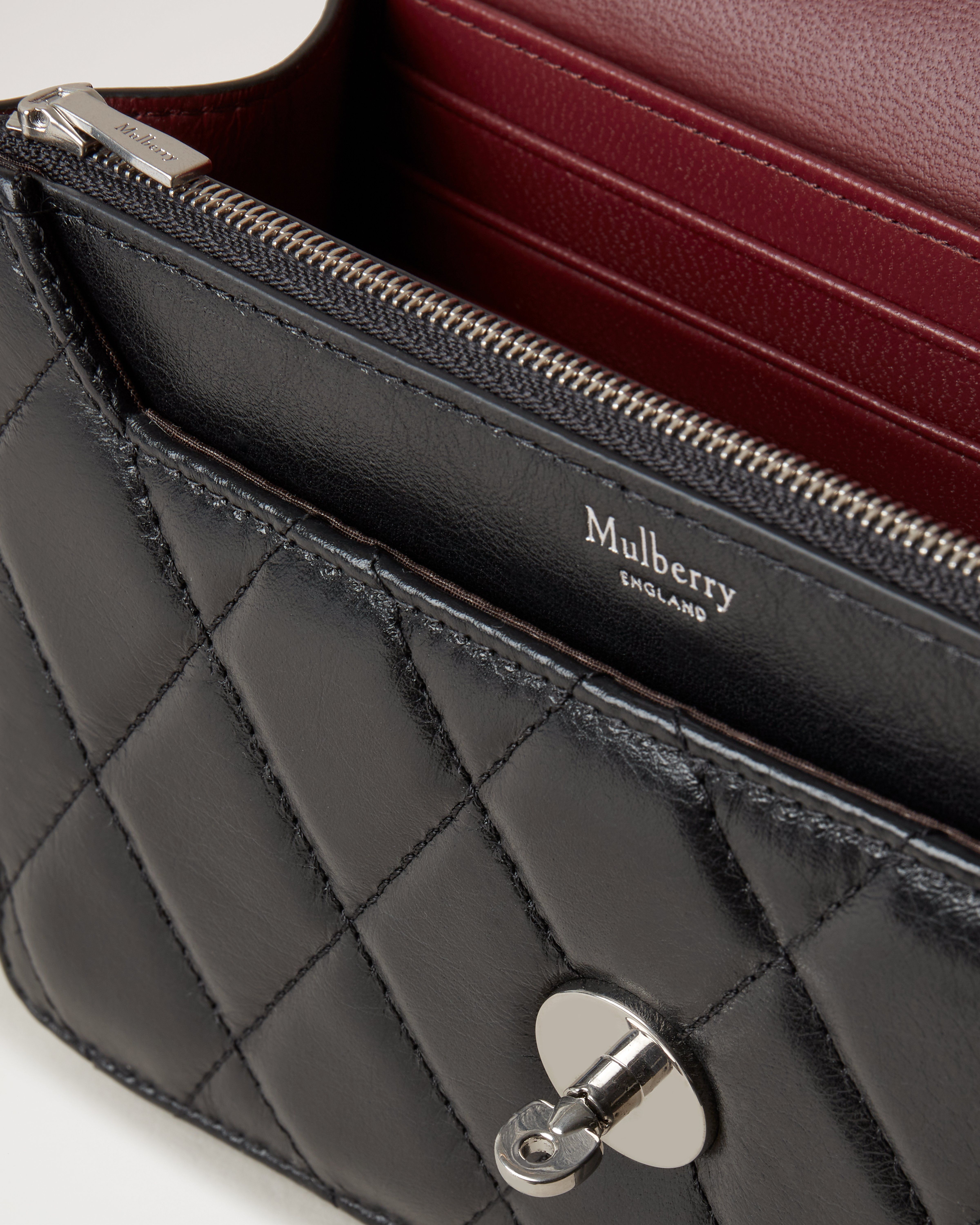 Mulberry black cheap quilted darley