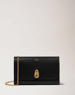 Darley Wallet | Black Small Classic Grain | Women | Mulberry