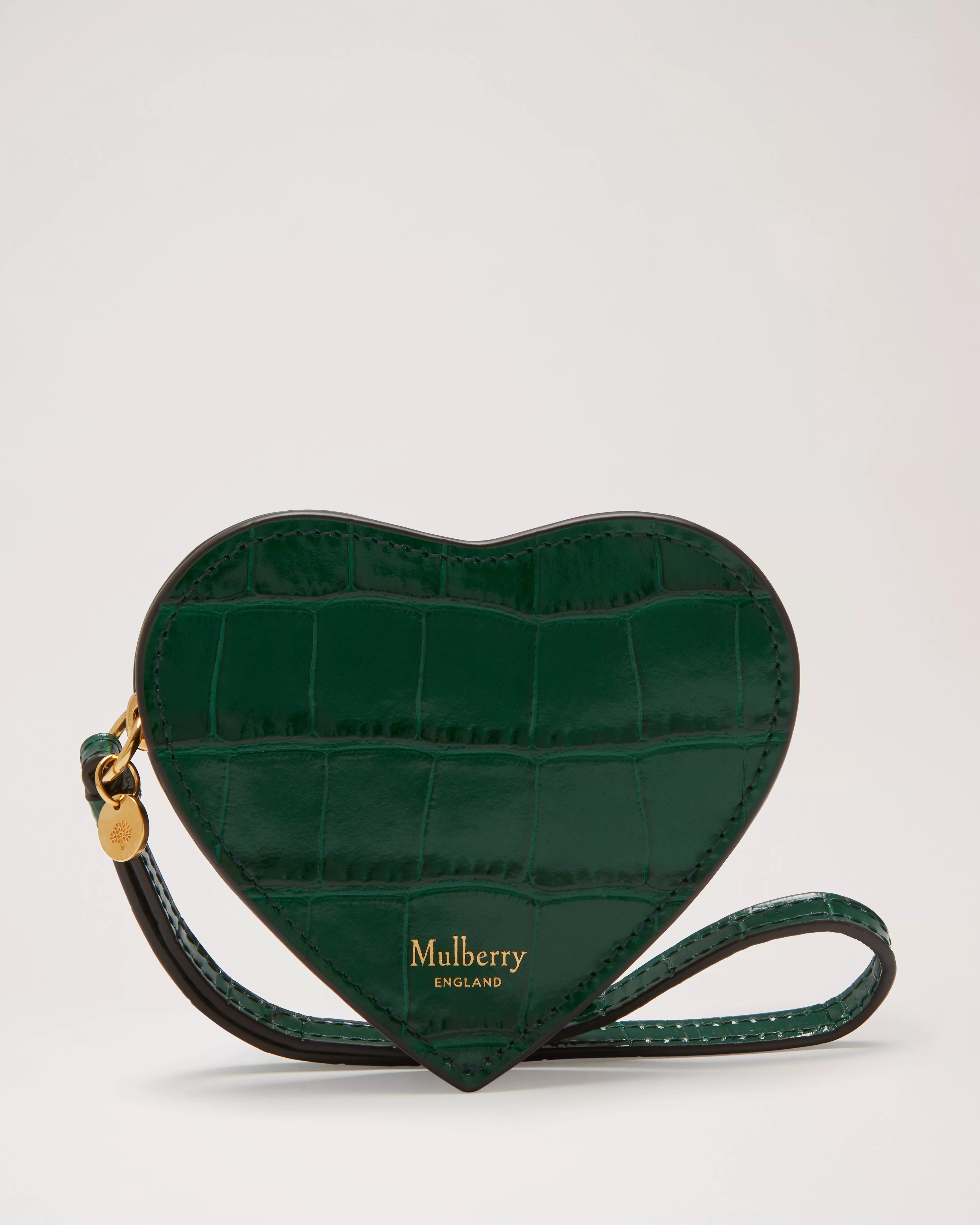 green croc purse