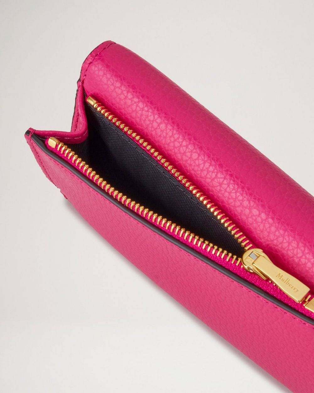 Folded Multi-Card Wallet Powder Rose Micro Classic Grain main image 1