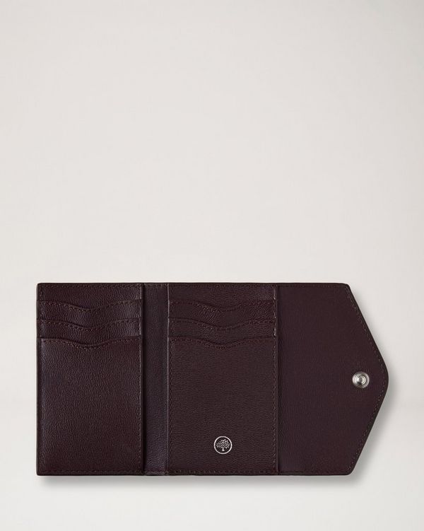 Mulberry | Folded Multi-Card Wallet | Black Cherry Small