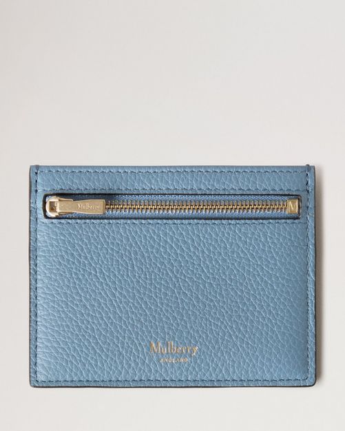 【MULBERRY】日本未入荷！Zipped Credit Card Slip MULBERRY Classic Grain Zipped Credit Card Slip Purple