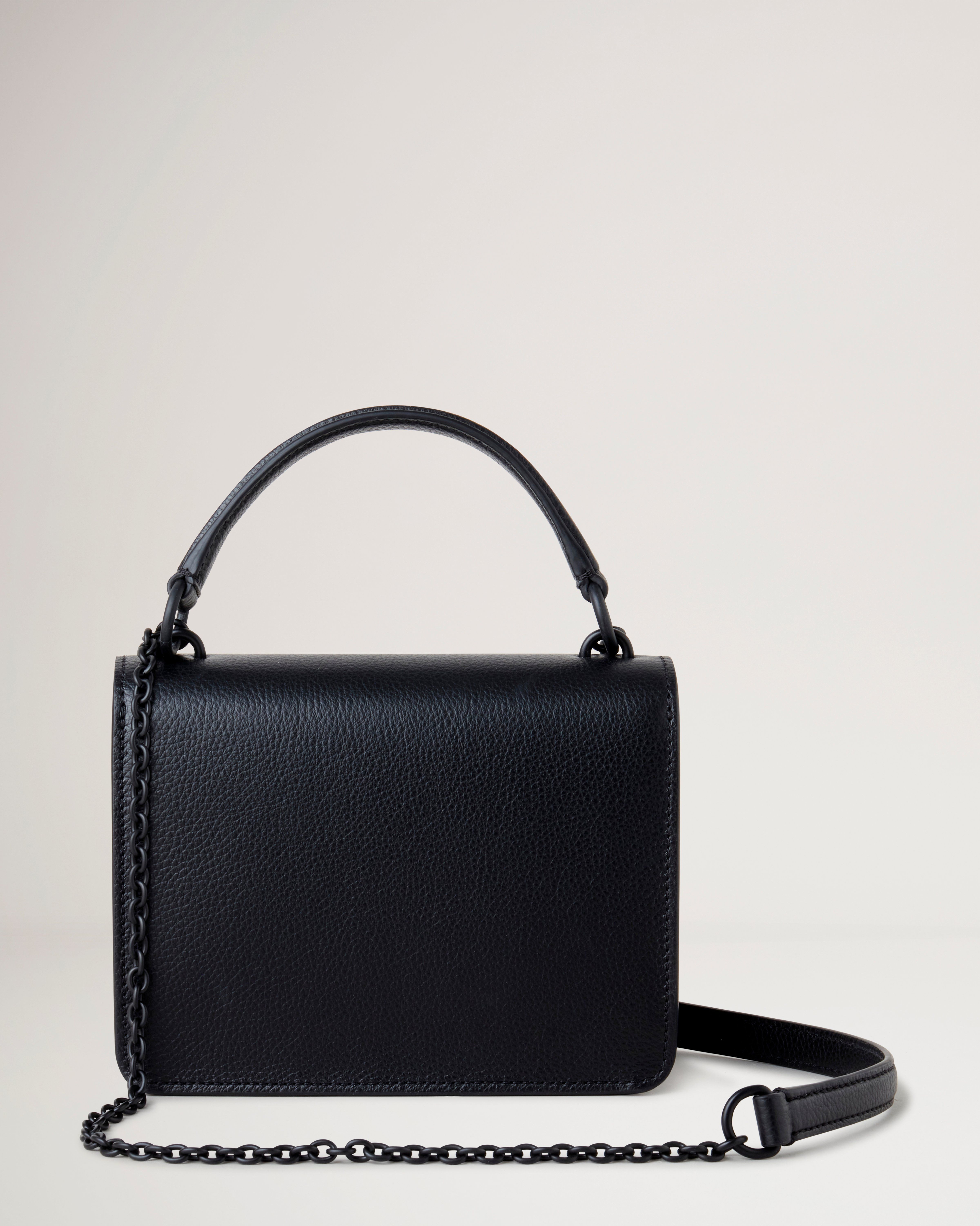 Small Amberley Crossbody | Black Small Classic Grain | Amberley | Mulberry