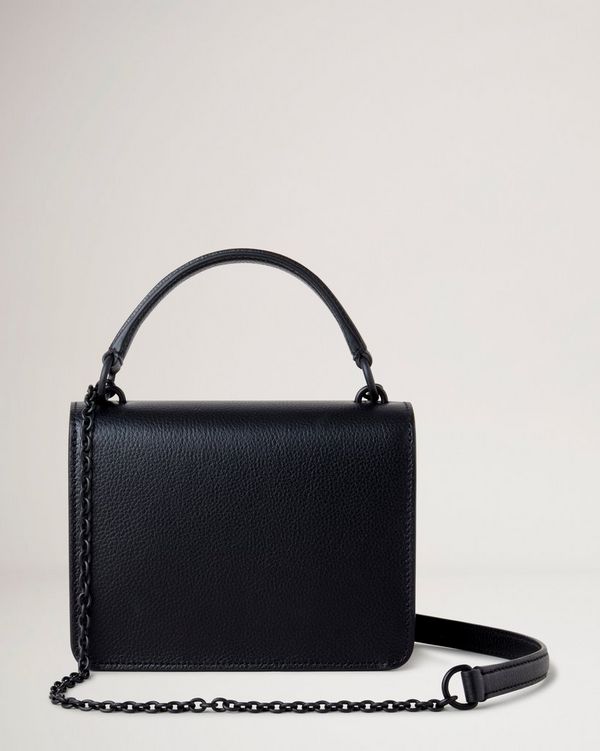 Small Amberley Crossbody | Black Small Classic Grain | Amberley | Mulberry